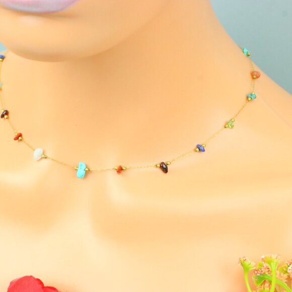 Delicate & Contemporary Necklace Chain, A Lovely Choice for Women, EVCH1111 - Picture 7 of 15